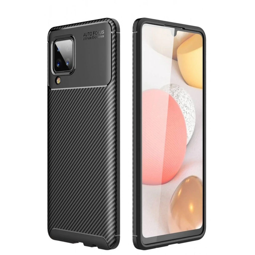 Mey İthalat® Samsung Galaxy M33 Kılıf Auto Focus Karbon Kapak - Siyah
