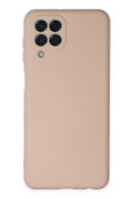 Mey İthalat® Samsung Galaxy M33 Kılıf Nano içi Kadife Silikon - Pudra