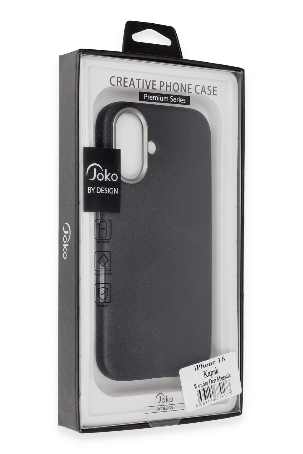 Mey İthalat® iPhone 16 Wonder Deri Magsafe Kapak - Titan Gri