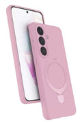 Mey İthalat® Samsung Galaxy S26 Regal Magsafe Standlı Kapak - Açık Pembe