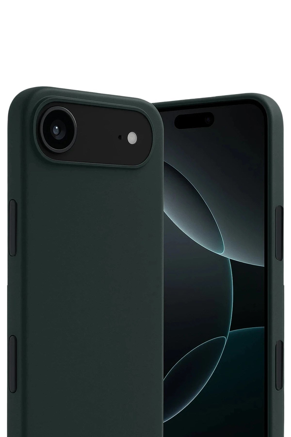 Mey İthalat® iPhone 17 Air First Silikon - Koyu Yeşil