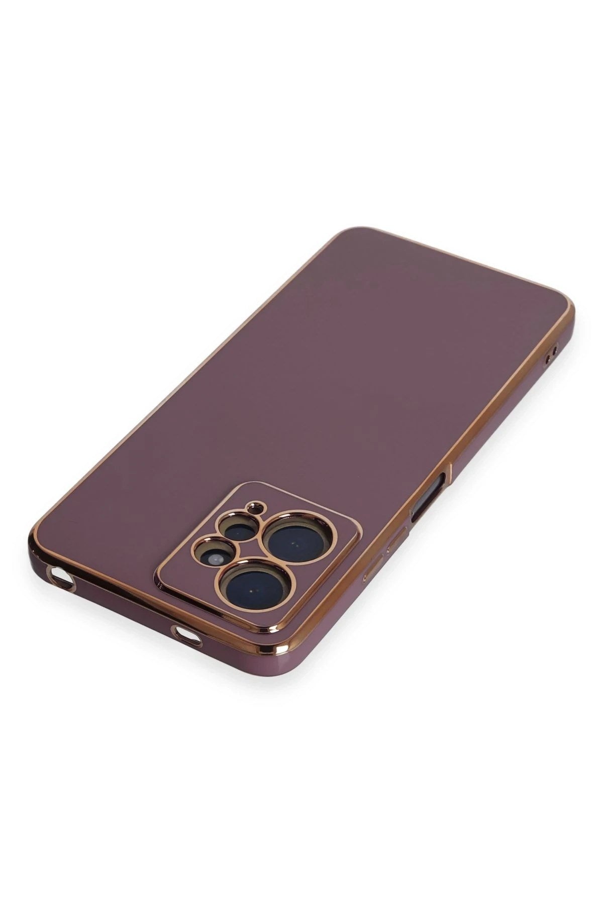 Mey İthalat® Redmi Note 12 4G Kılıf Volet Silikon - Mor