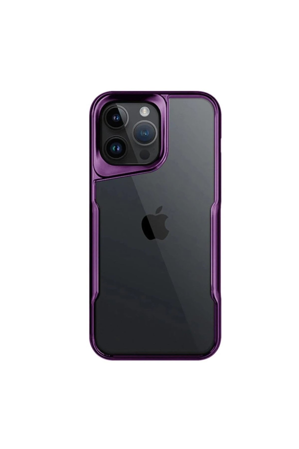 Mey İthalat® iPhone 16 Pro Max Kılıf Boyi Silikon Kapak - Derin Mor