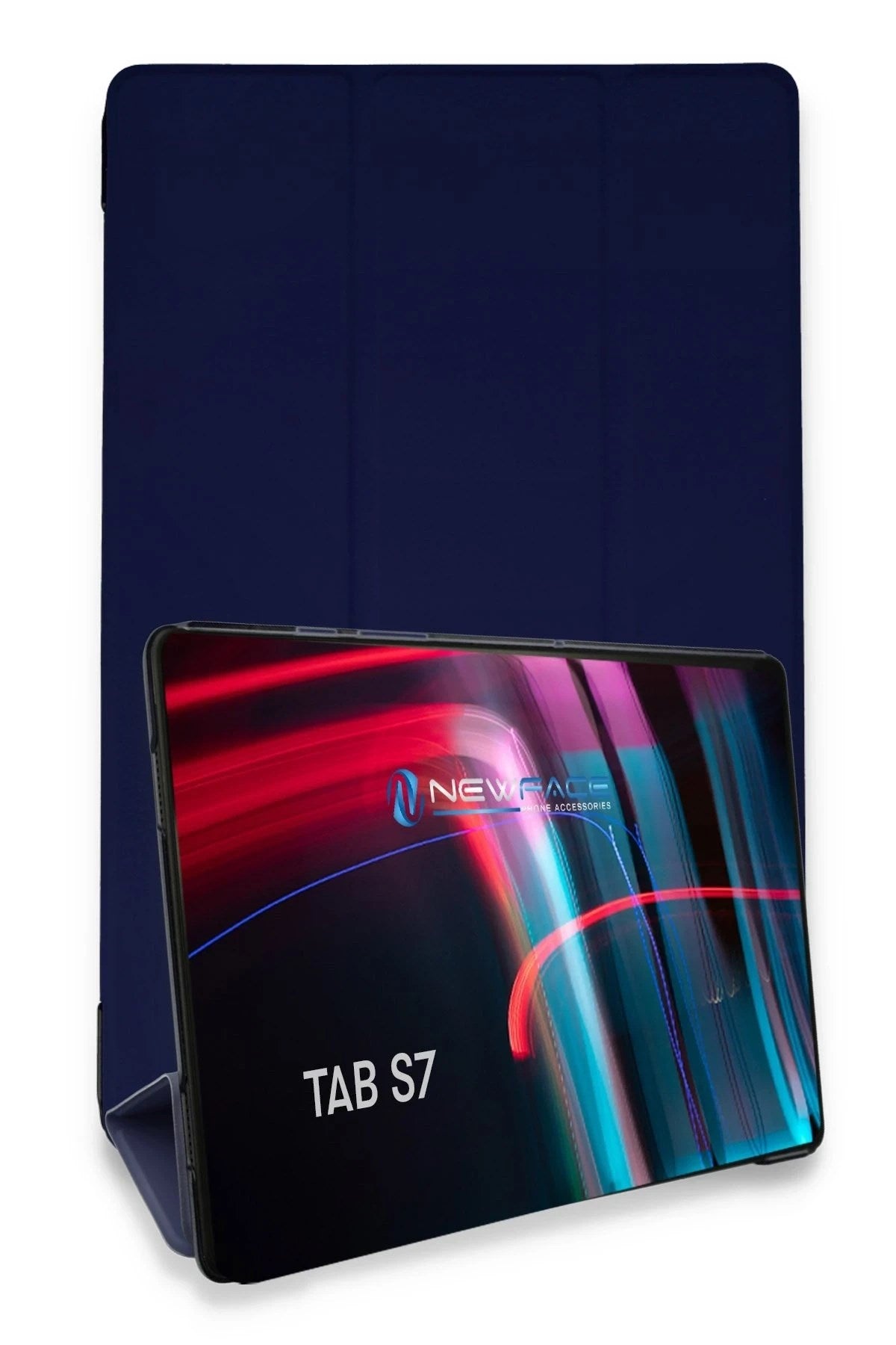 Mey İthalat® Samsung Galaxy T870 Tab S7 11 Kılıf Tablet Smart Kılıf - Lacivert