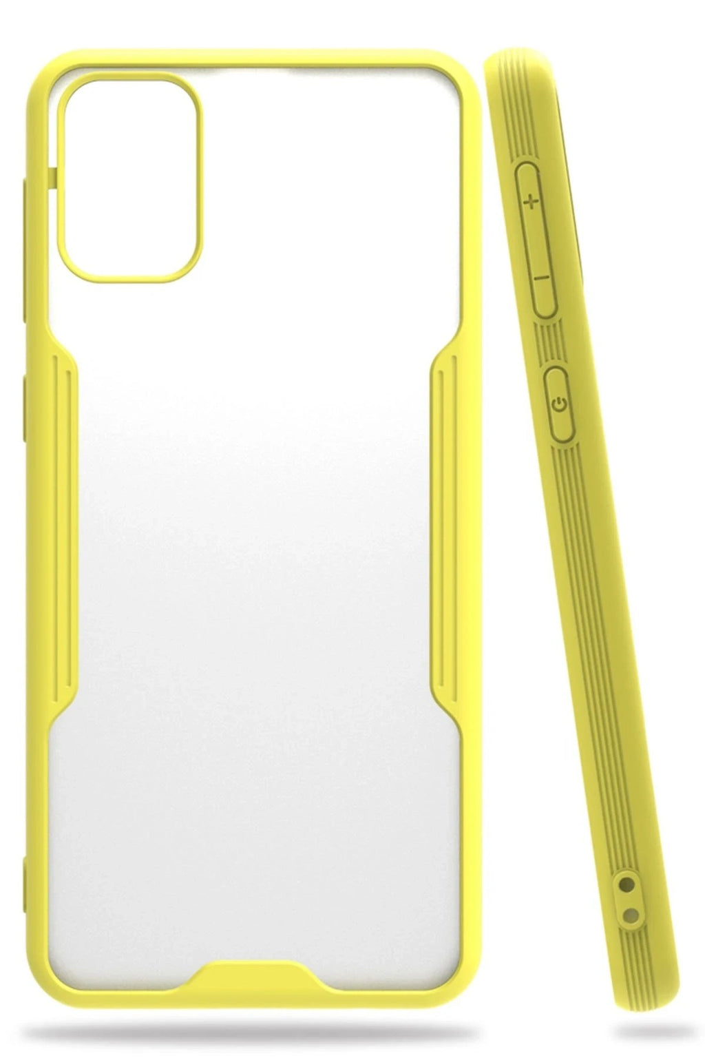 Mey İthalat® Samsung Galaxy M31 Kılıf Platin Silikon - Sarı