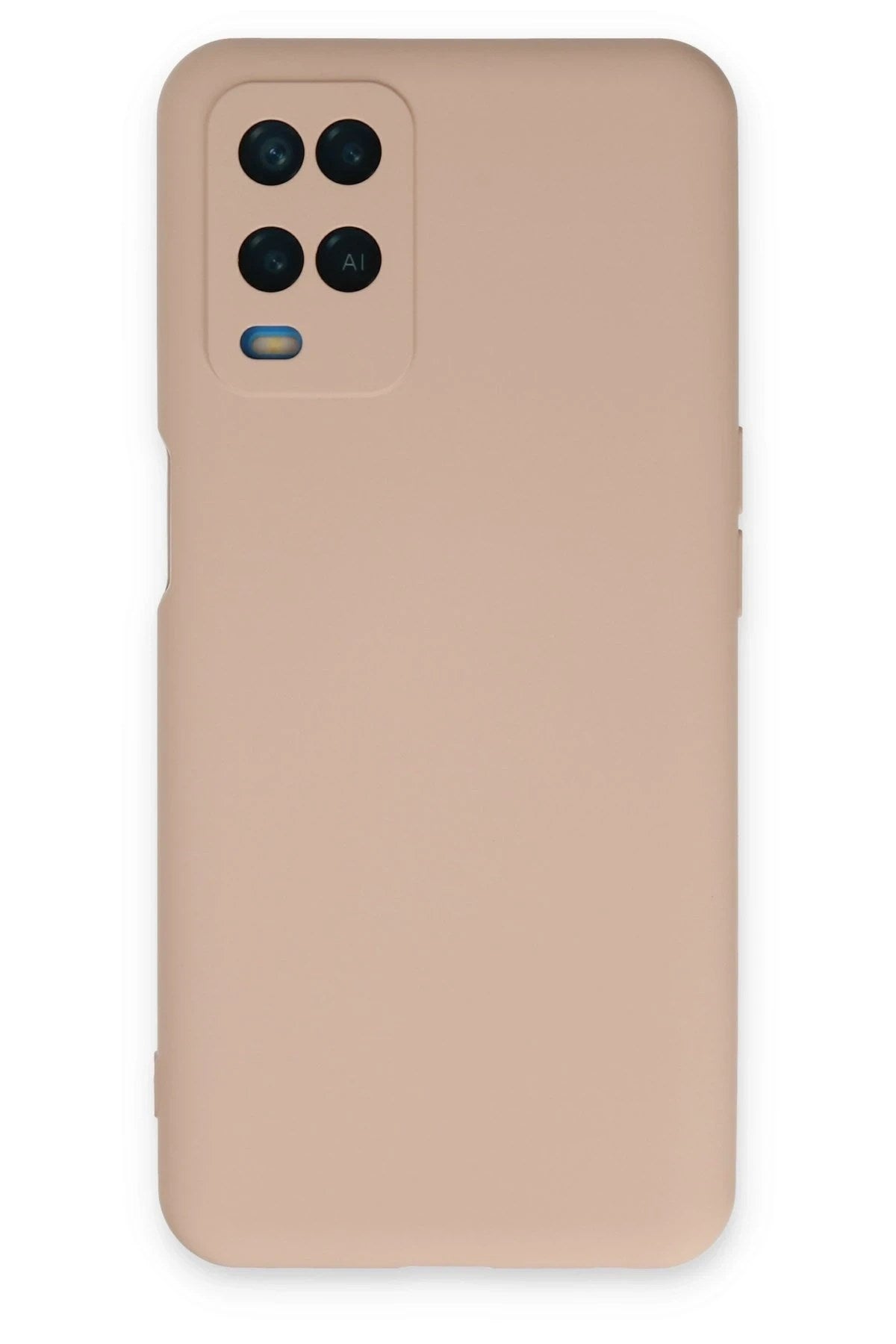Mey İthalat® A54 4G Kılıf Nano içi Kadife Silikon - Pudra