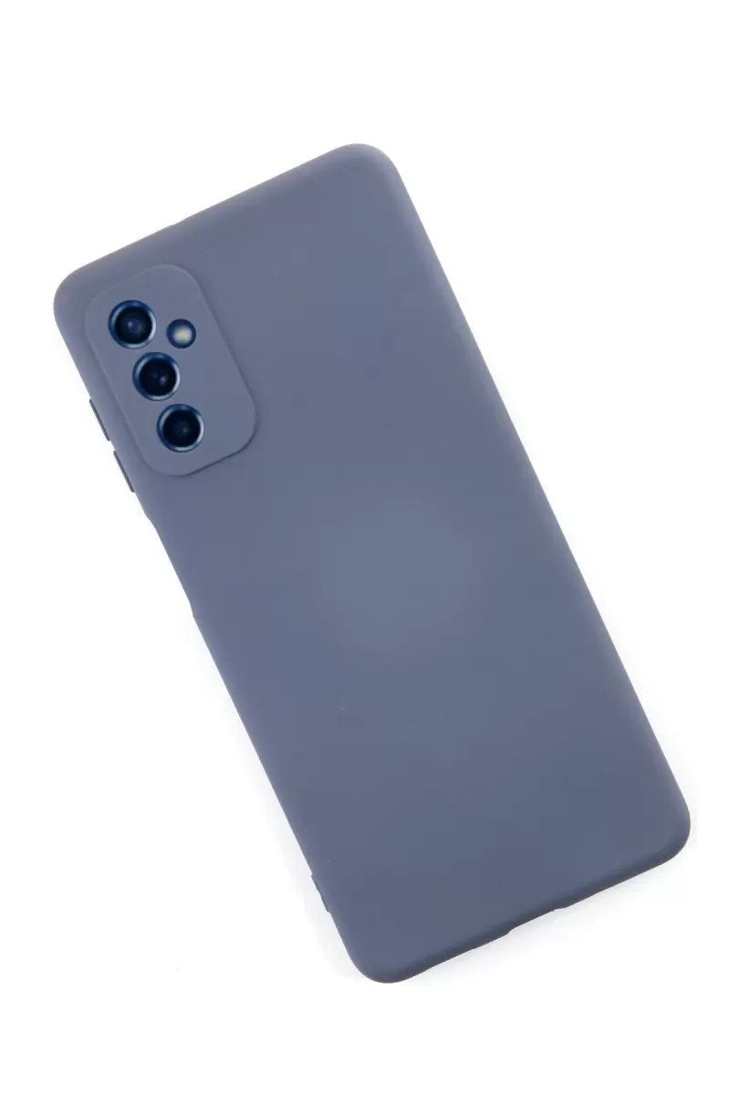 Mey İthalat® Samsung Galaxy M52 5G Kılıf Nano içi Kadife Silikon - Gri