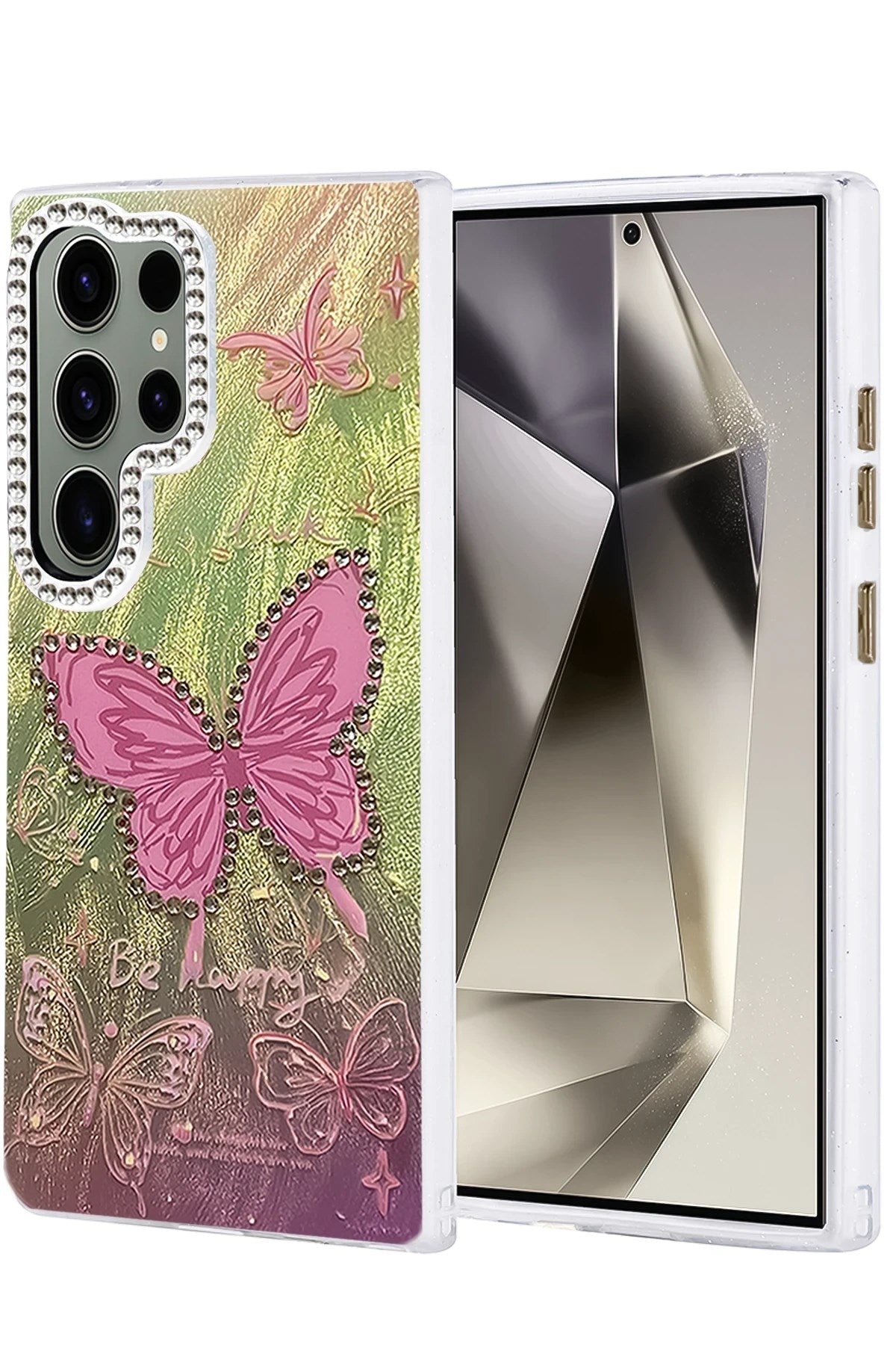 Mey İthalat® Samsung Galaxy S23 Ultra Kılıf Blade Aynalı Desenli Kapak - Desen 5