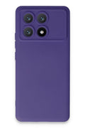 Mey İthalat® Poco X6 Pro Kılıf Nano içi Kadife Silikon - Mor