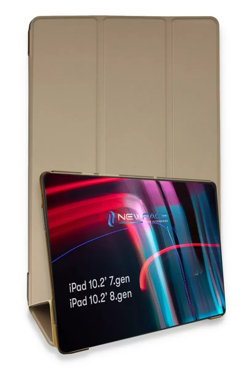Mey İthalat® iPad 10.2 (7.nesil) Kılıf Tablet Smart Kılıf - Gold