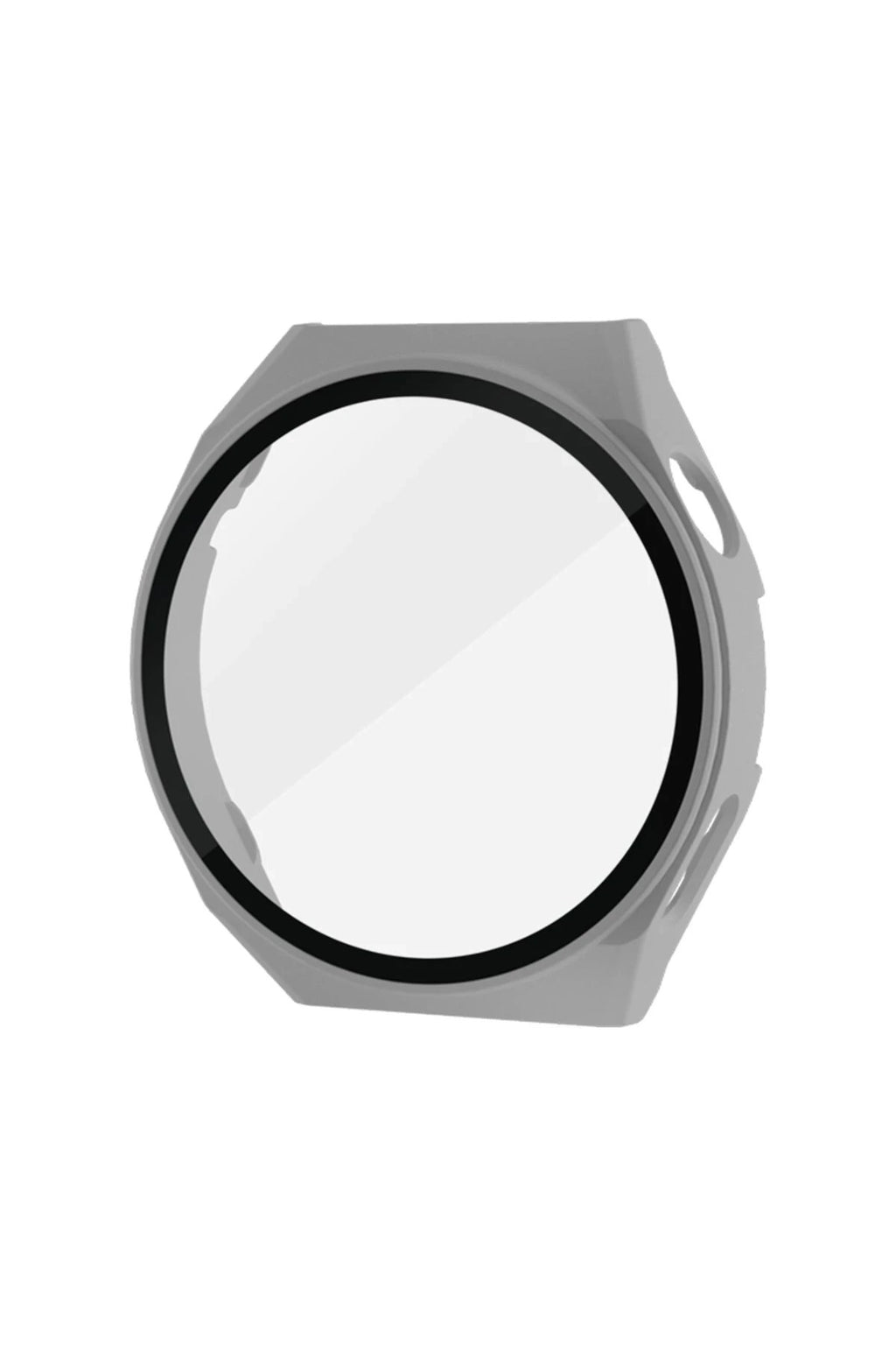 Mey İthalat® Huawei Watch GT2 Pro 46mm Dota Camlı Kasa Ekran Koruyucu - Gri
