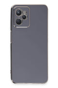 Mey İthalat® Realme C35 Kılıf Volet Silikon - Mavi