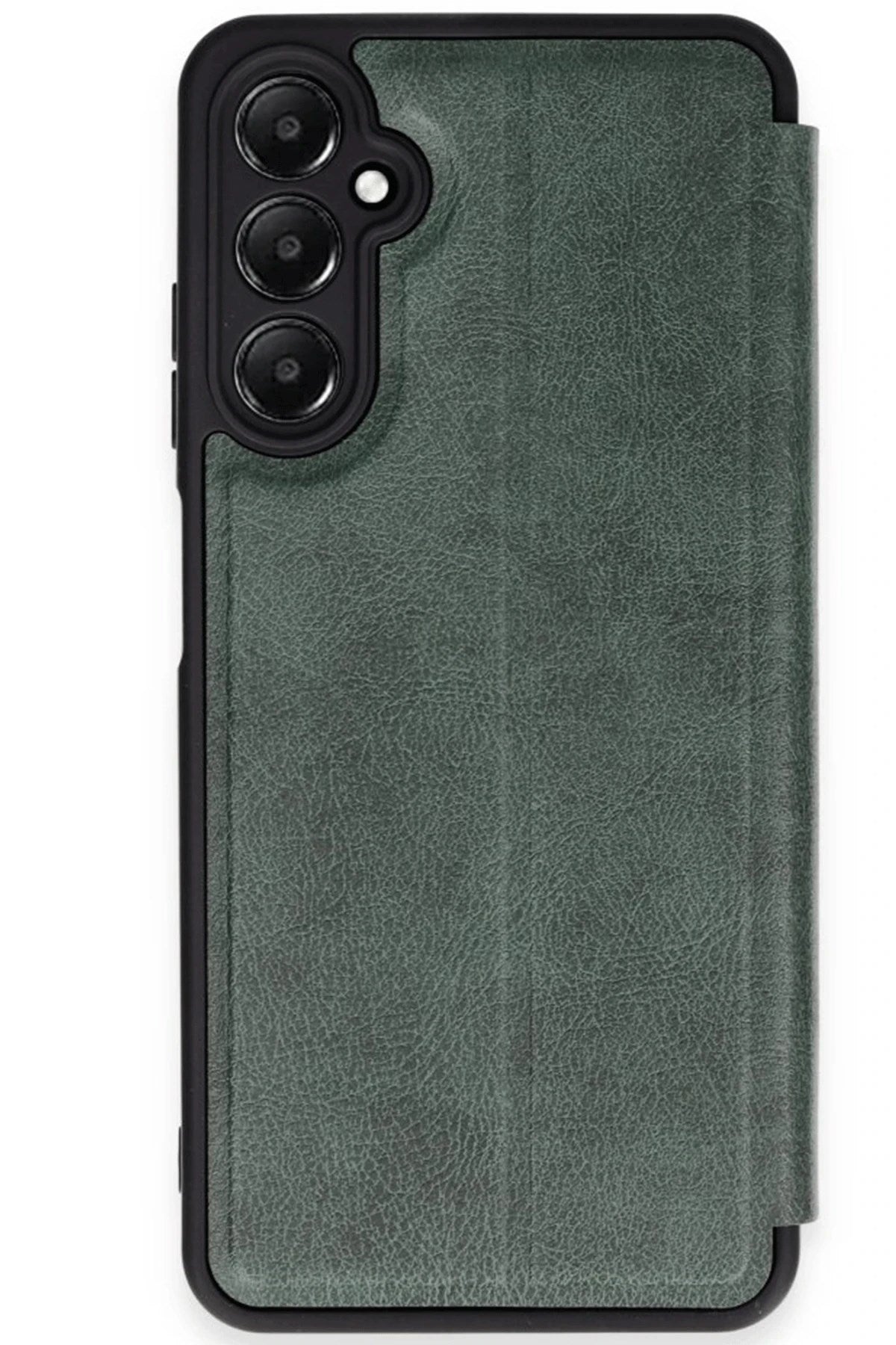 Mey İthalat® Samsung Galaxy A26 Kılıf Flip Cover - Koyu Yeşil
