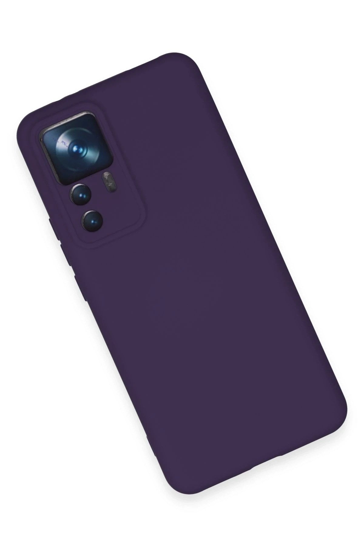 Mey İthalat® Mi 12T Pro Kılıf Nano içi Kadife Silikon - Mor
