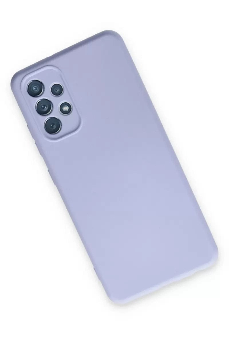 Mey İthalat® Samsung Galaxy A13 4G Kılıf Nano içi Kadife Silikon - Lila