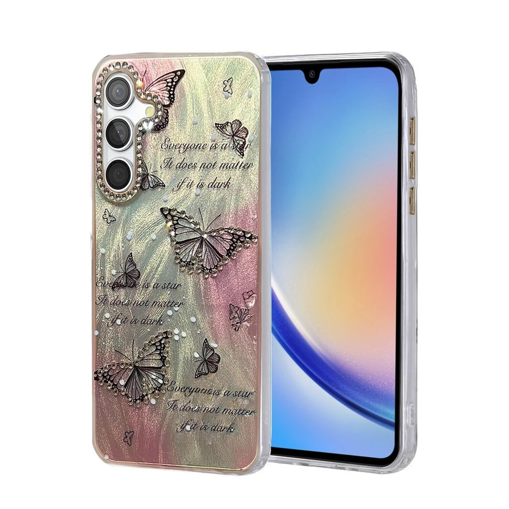 Mey İthalat® Samsung Galaxy A34 5G Kılıf Blade Aynalı Desenli Kapak - Desen 6