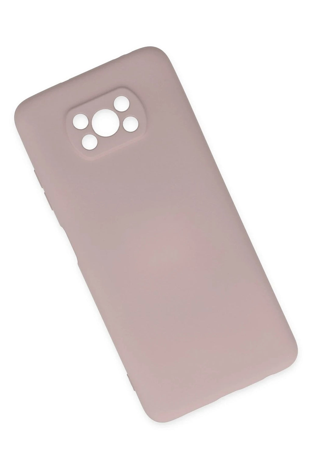 Mey İthalat® Pocophone X3 Kılıf Nano içi Kadife Silikon - Pudra