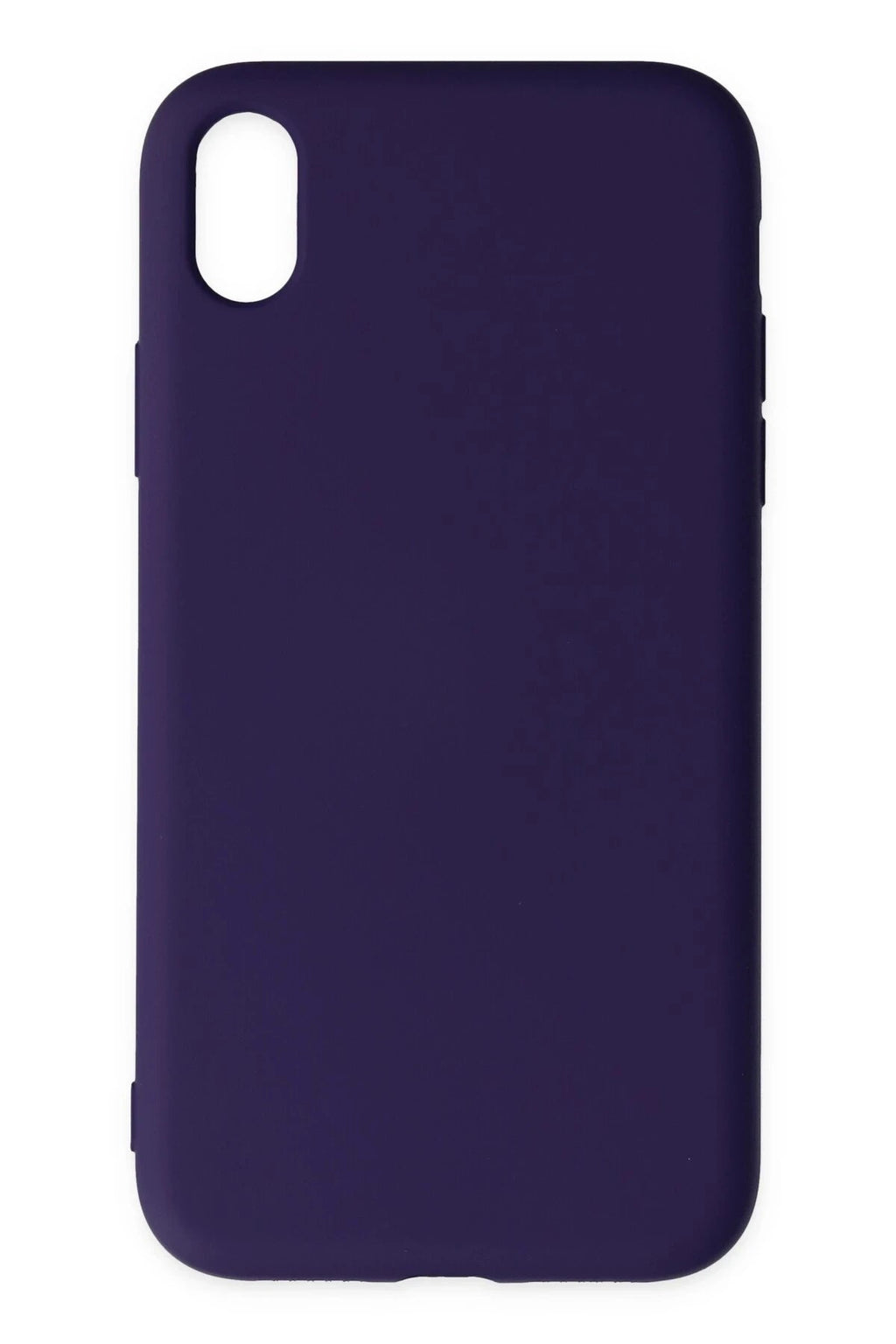 Mey İthalat® iPhone XR Kılıf Nano içi Kadife Silikon - Mor
