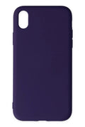 Mey İthalat® iPhone XR Kılıf Nano içi Kadife Silikon - Mor