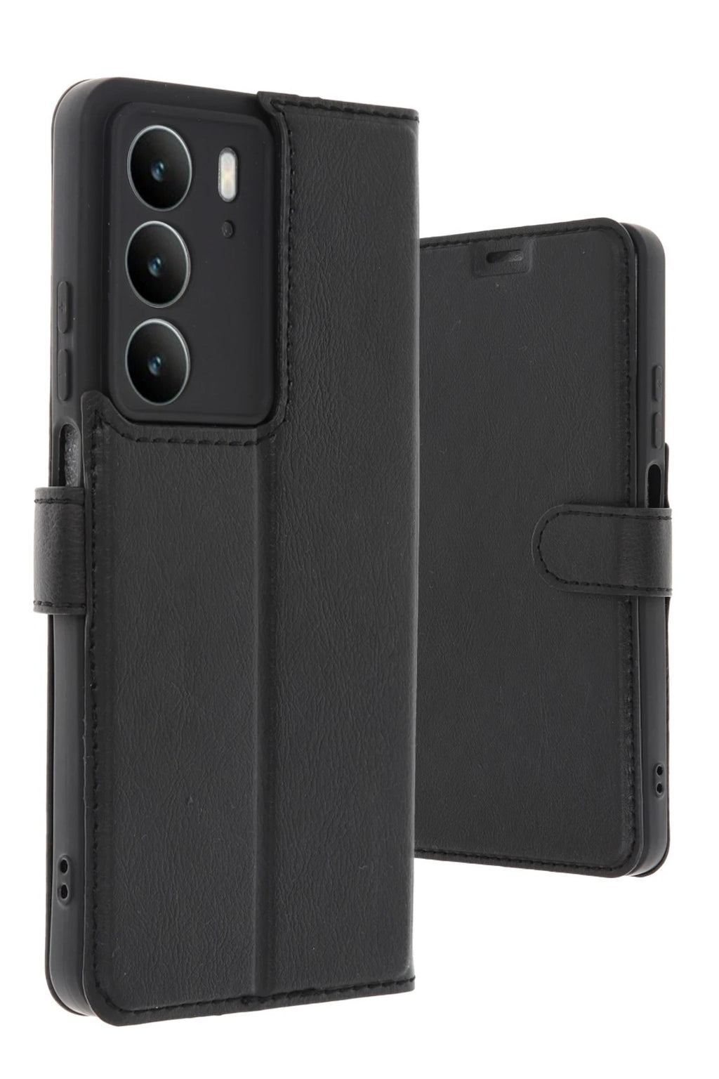 Mey İthalat® Realme C75 4G Trend S Plus Kapaklı Kılıf - Siyah