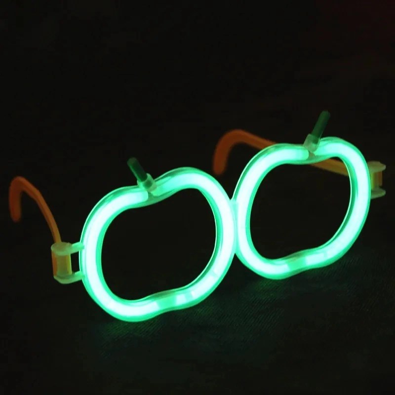 Mey İthalat® Glow Elma Gözlük - Glow Partisi Gözlüğü - Glow Gözlük 12 Adet