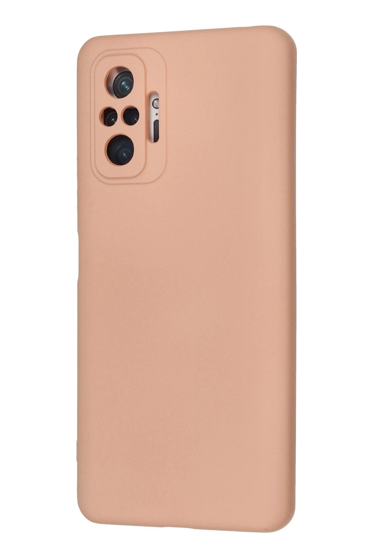 Mey İthalat® Redmi Note 10 Pro Kılıf Nano içi Kadife Silikon - Pudra