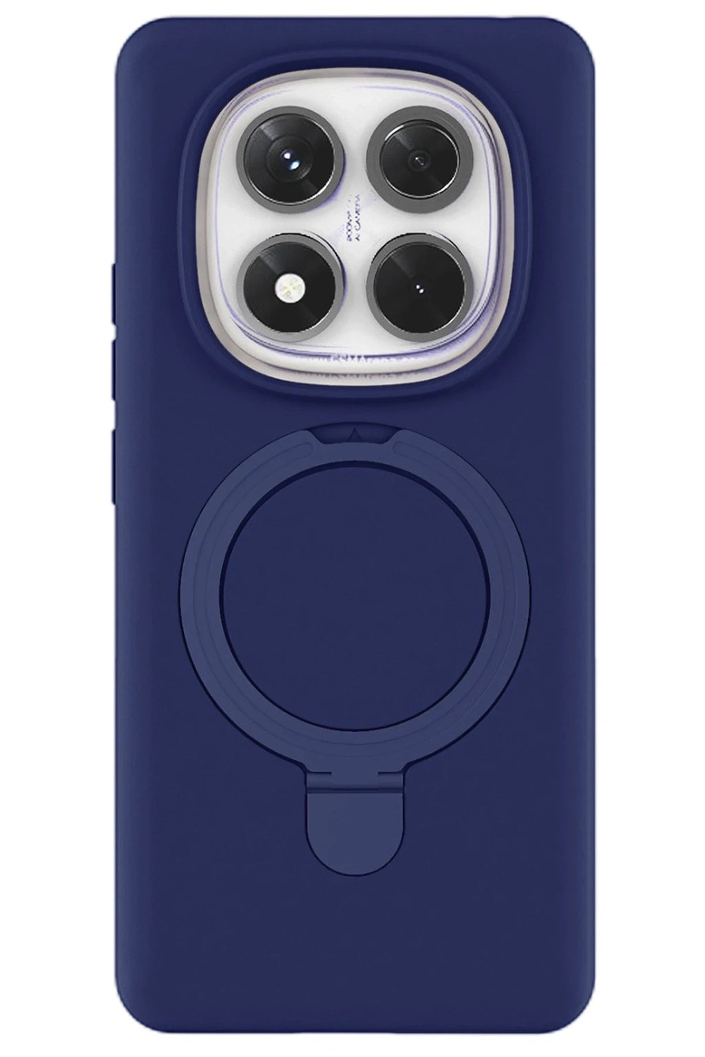 Mey İthalat® Redmi Note 14 Pro 4G Regal Magsafe Standlı Kapak - Lacivert