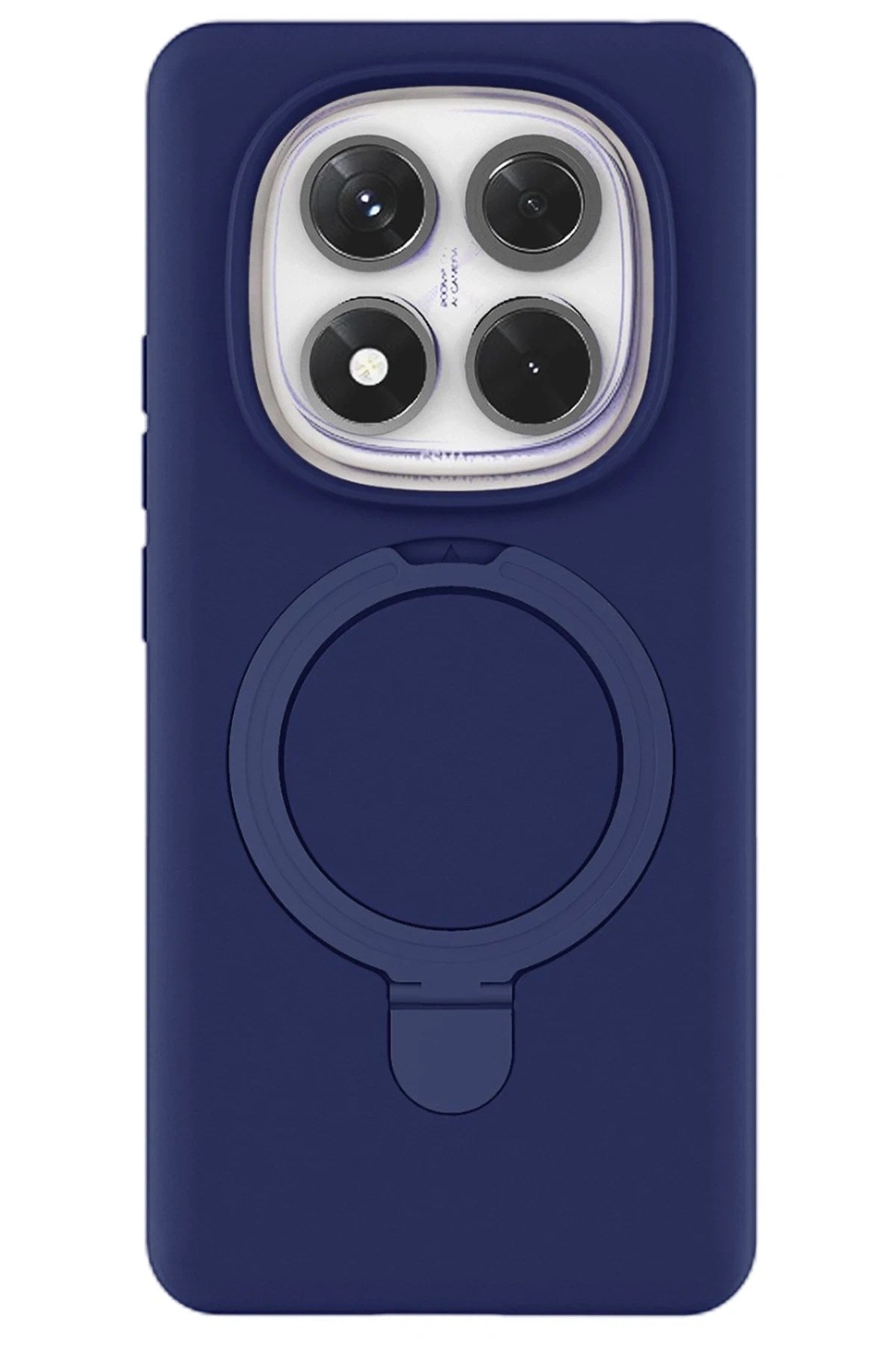 Mey İthalat® Redmi Note 14 Pro 4G Regal Magsafe Standlı Kapak - Lacivert