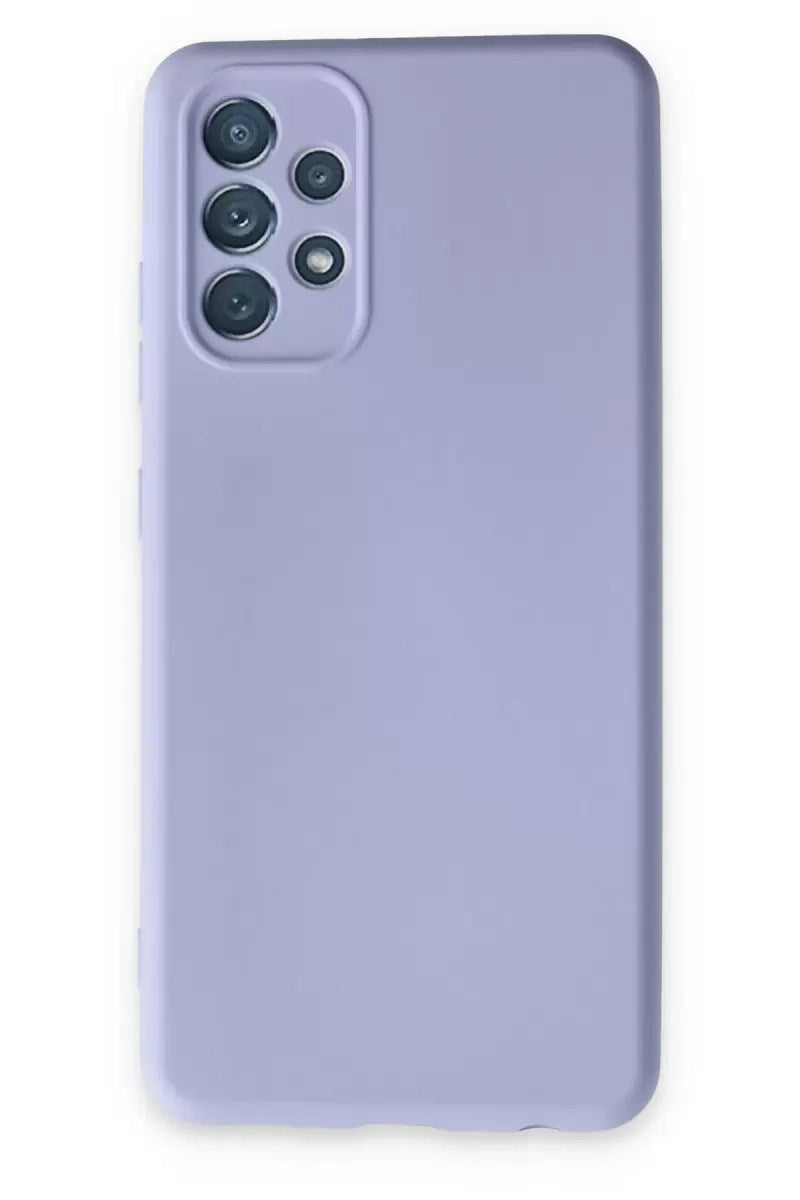 Mey İthalat® Samsung Galaxy A13 4G Kılıf Nano içi Kadife Silikon - Lila