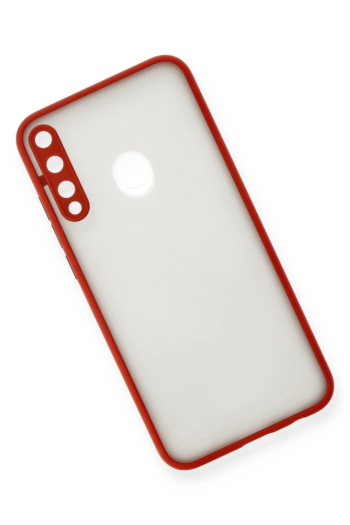 Mey İthalat® Huawei P40 Lite E Kılıf Montreal Silikon Kapak - Kırmızı