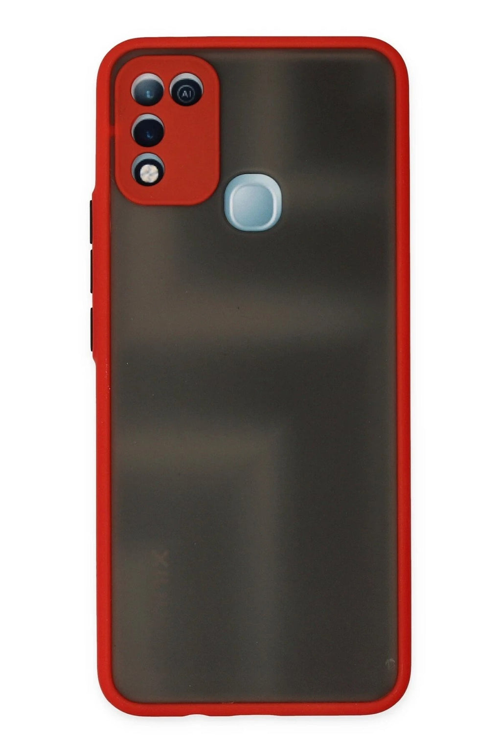 Mey İthalat® İnfinix Hot 10 Play Kılıf Montreal Silikon Kapak - Kırmızı