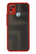 Mey İthalat® İnfinix Hot 10 Play Kılıf Montreal Silikon Kapak - Kırmızı