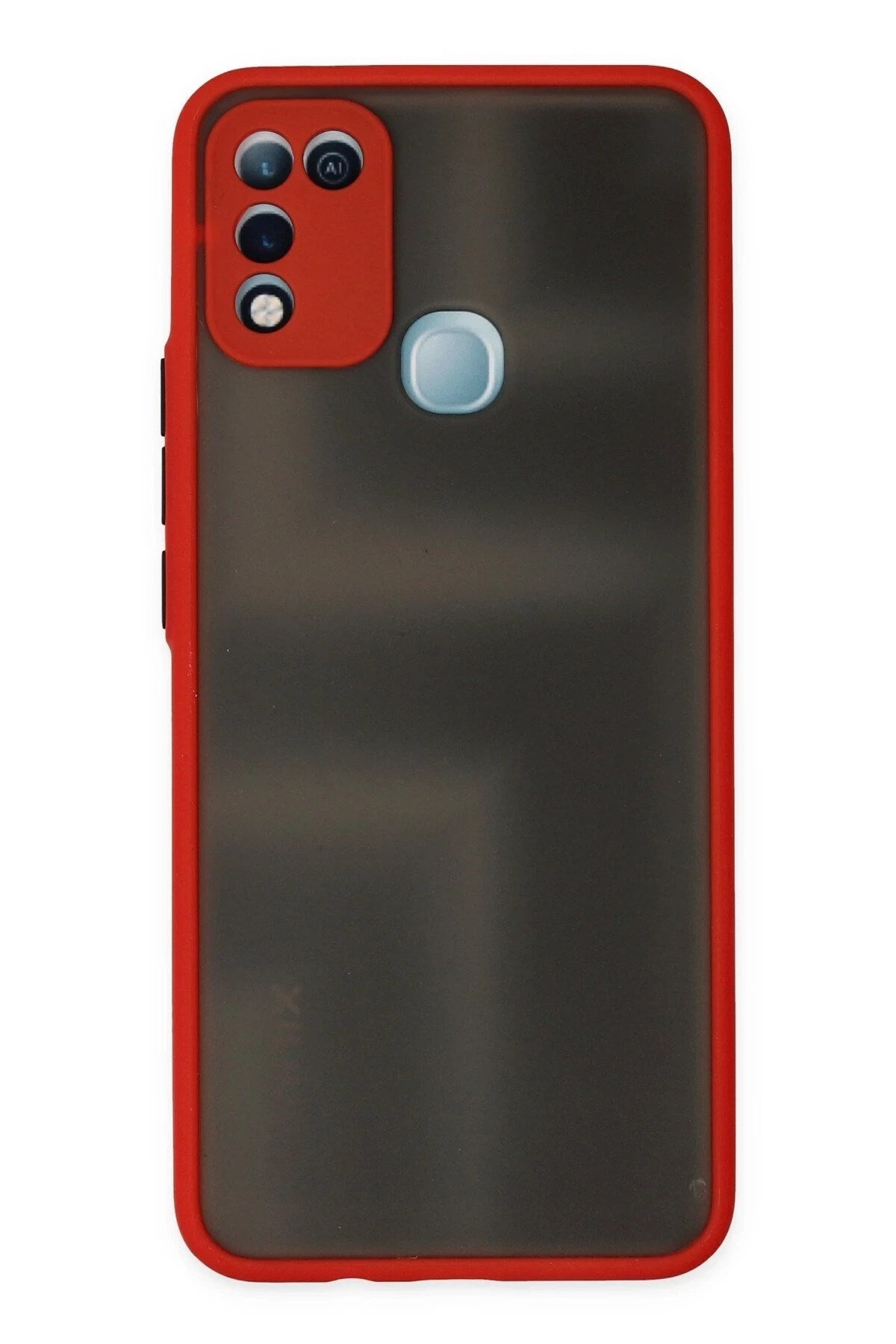 Mey İthalat® İnfinix Hot 10 Play Kılıf Montreal Silikon Kapak - Kırmızı