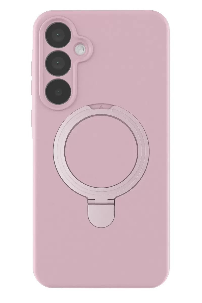 Mey İthalat® Samsung Galaxy A16 5G Regal Magsafe Standlı Kapak - Açık Pembe