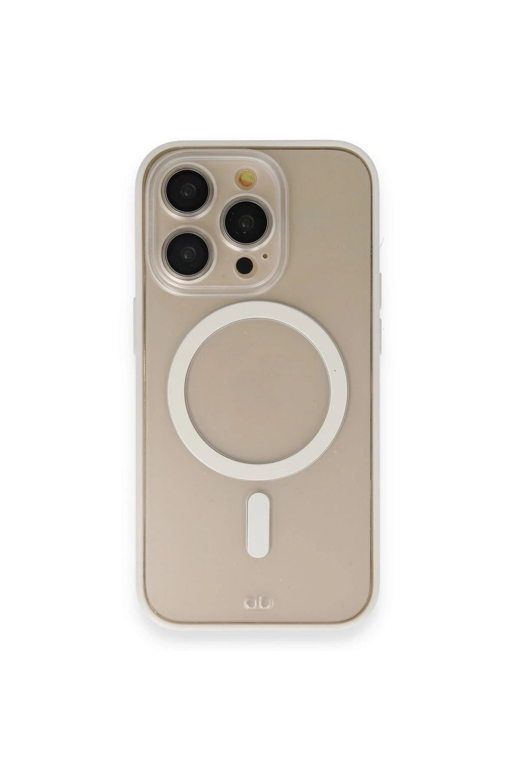 Mey İthalat® iPhone 14 Pro Kılıf Grand Magneticsafe Kapak - Beyaz