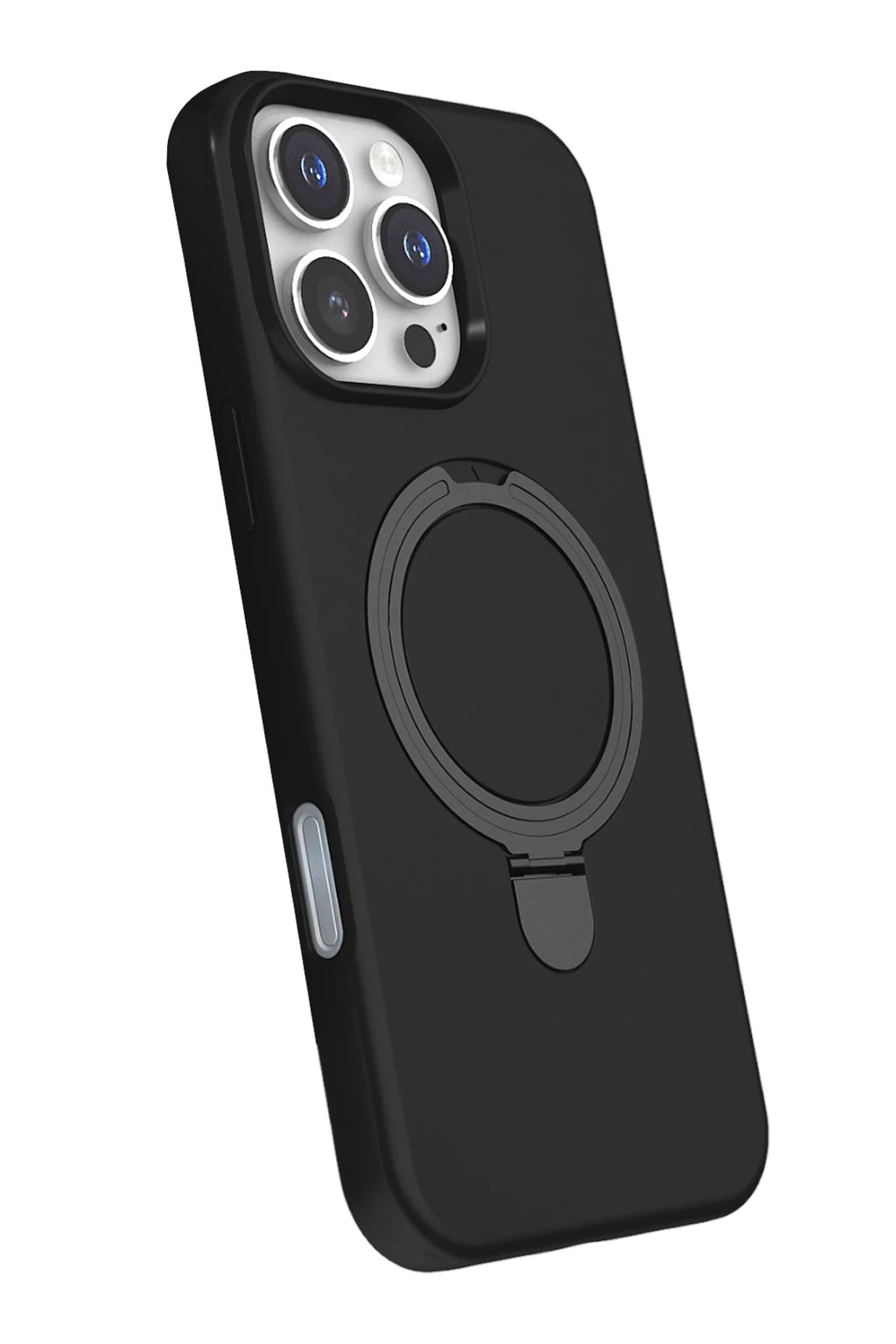 Mey İthalat® iPhone 16 Pro Regal Magsafe Standlı Kapak - Siyah