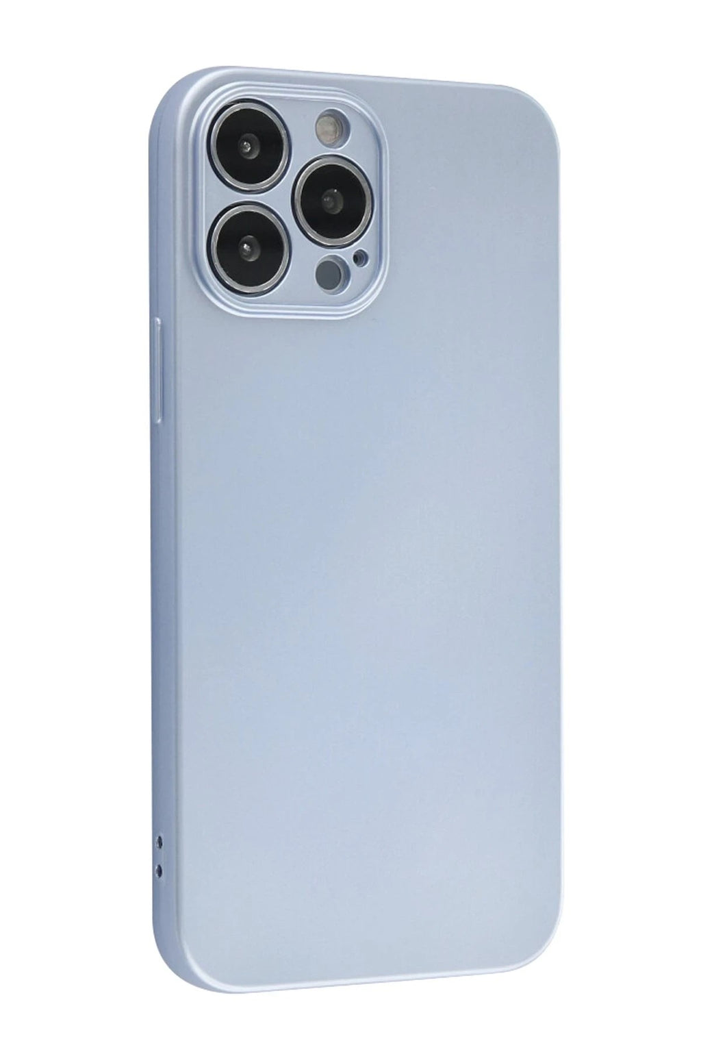 Mey İthalat® iPhone 13 Pro Kılıf Nano içi Kadife Silikon - Sky Blue