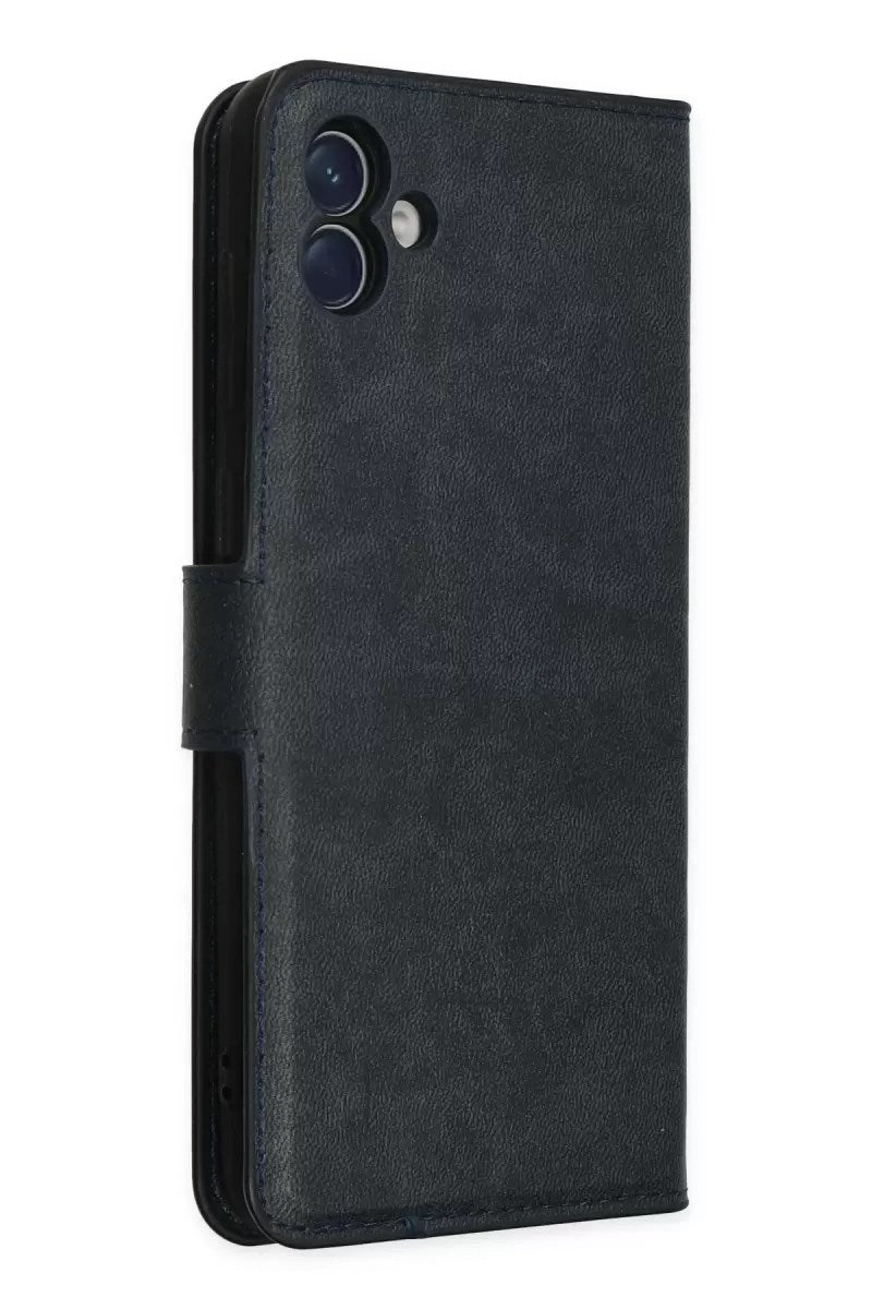 Mey İthalat® Samsung Galaxy A04 Kılıf Trend S Plus Kapaklı Kılıf - Lacivert
