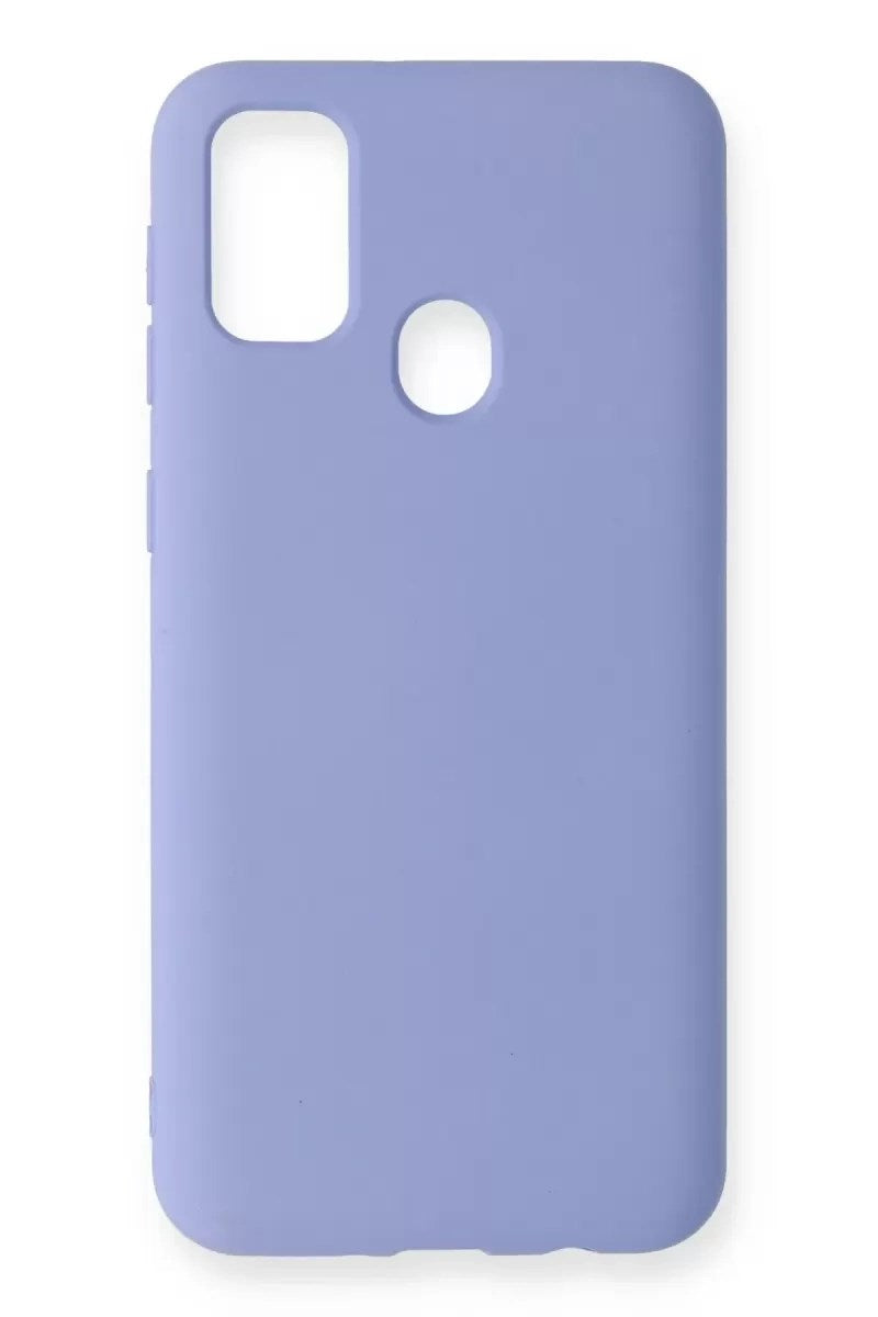 Mey İthalat® Samsung Galaxy M31 Kılıf Nano içi Kadife Silikon - Lila