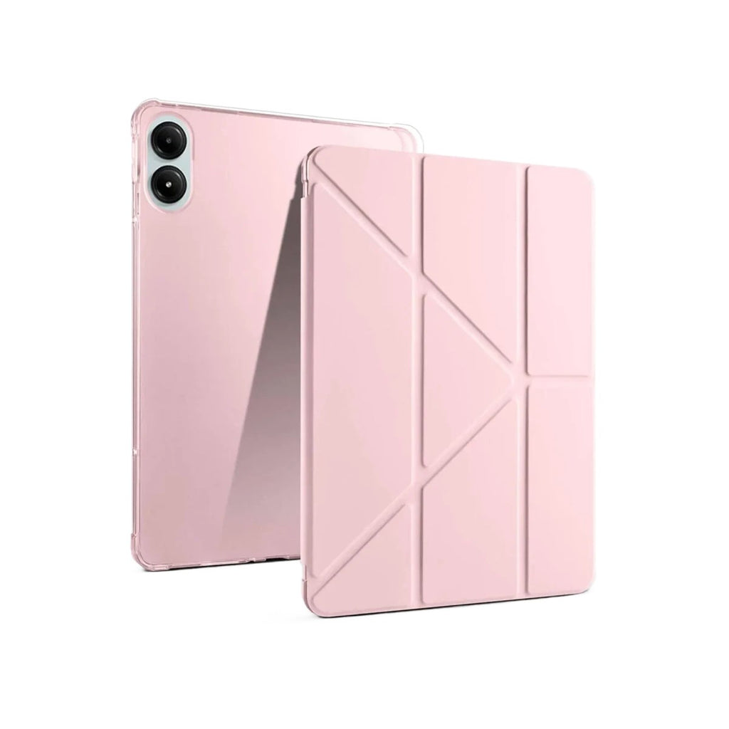 Mey İthalat® Redmi Pad Pro 12.1 Kılıf Kalemlikli Mars Tablet Kılıfı - Rose Gold