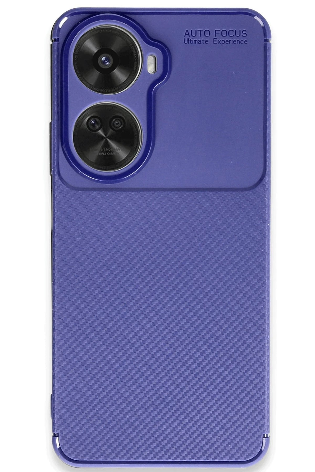 Mey İthalat® Huawei Nova 12 SE Kılıf Auto Focus Karbon Kapak - Lacivert