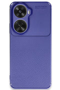 Mey İthalat® Huawei Nova 12 SE Kılıf Auto Focus Karbon Kapak - Lacivert