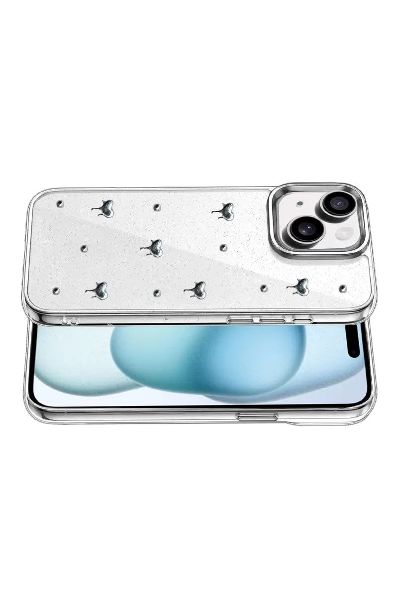 Mey İthalat® iPhone 15 Fiyonk Desenli Kapak - Desen 1
