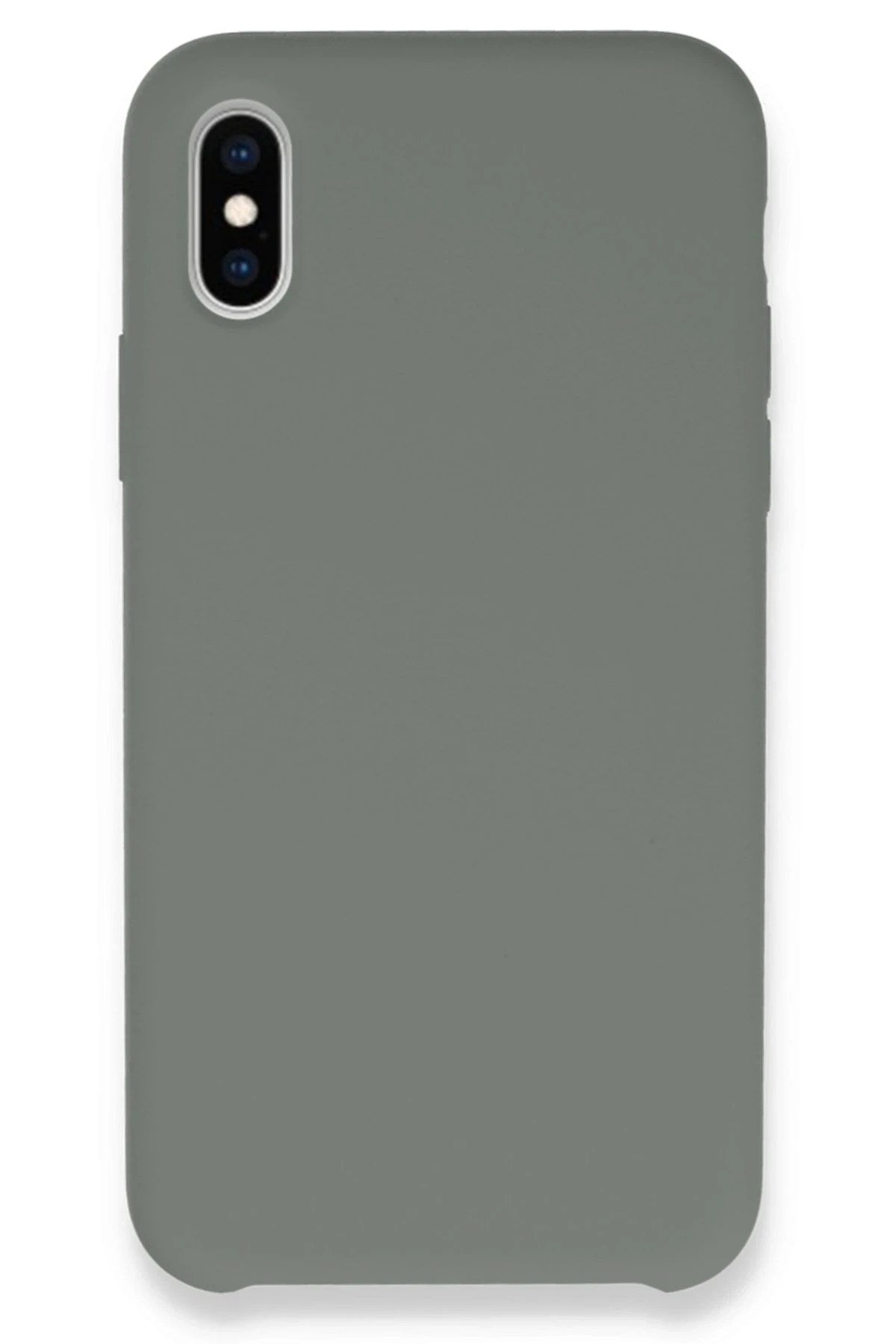 Mey İthalat® iPhone XS Max Kılıf Lansman Legant Silikon - Gri