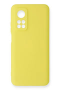 Mey İthalat® Mi 10T Kılıf Nano içi Kadife Silikon - Sarı
