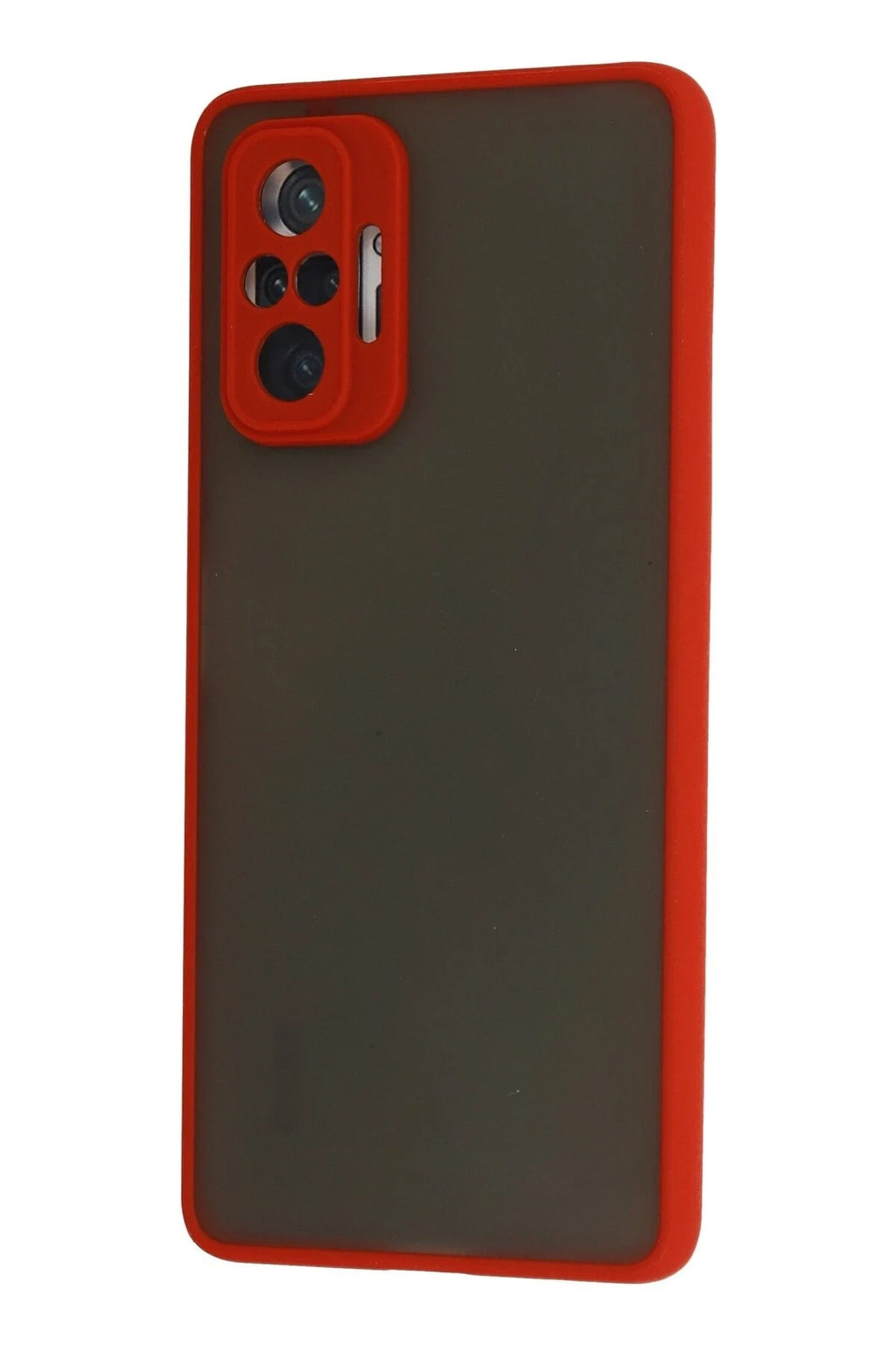 Mey İthalat® Redmi Note 10 Pro Kılıf Montreal Silikon Kapak - Kırmızı