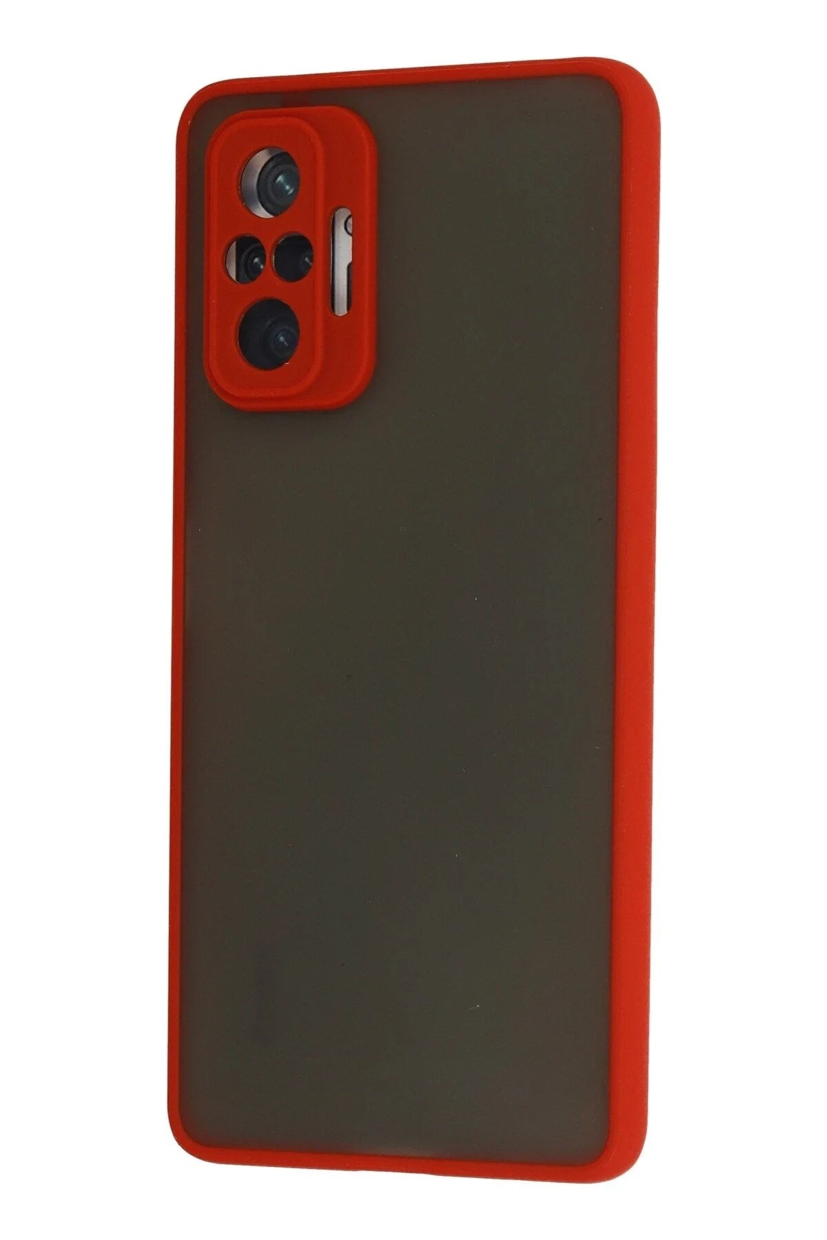 Mey İthalat® Redmi Note 10 Pro Kılıf Montreal Silikon Kapak - Kırmızı