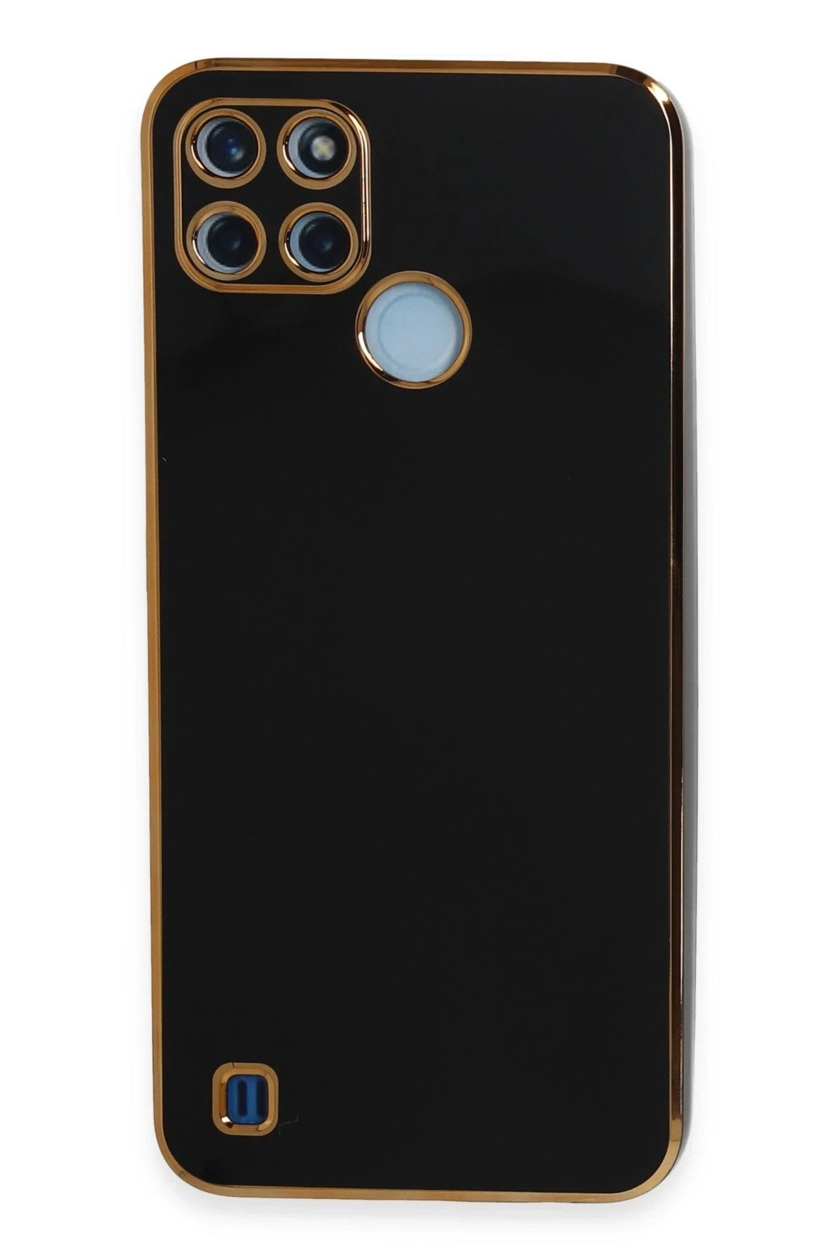 Mey İthalat® Realme C25Y Kılıf Volet Silikon - Siyah