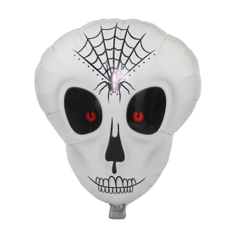Mey İthalat® Örümcek Ağ Desenli İskelet Folyo Balon