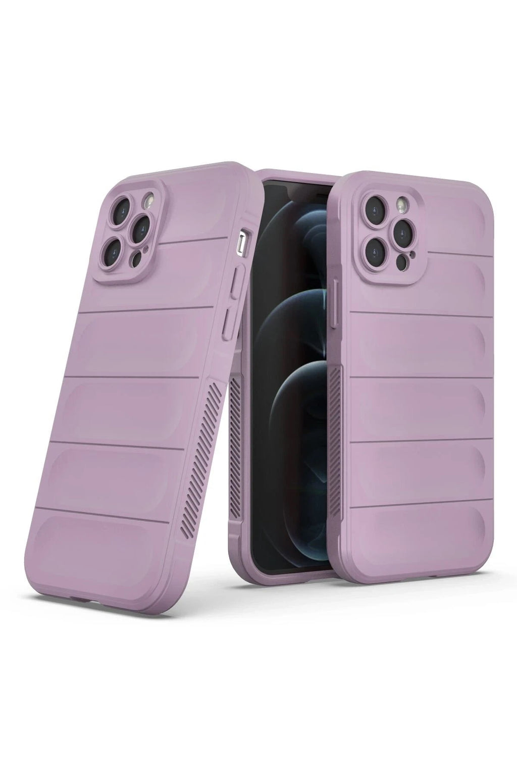 Mey İthalat® iPhone 12 Pro Kılıf Optimum Silikon - Mor
